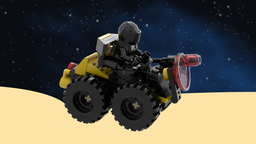 Lego Grid Trekkor (Blacktron) 6812 - Reimagined and resized 1.5 times larger