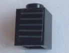 Brick 1 x 1 with 5 Horizontal Dark Bluish Gray Stripes Pattern (Sticker) - Set 75872