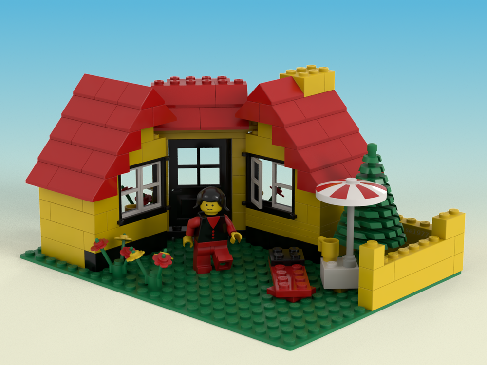Lego 6365 House with garden