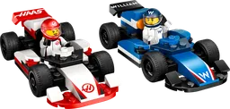F1 Williams Racing & Haas F1 Race Cars