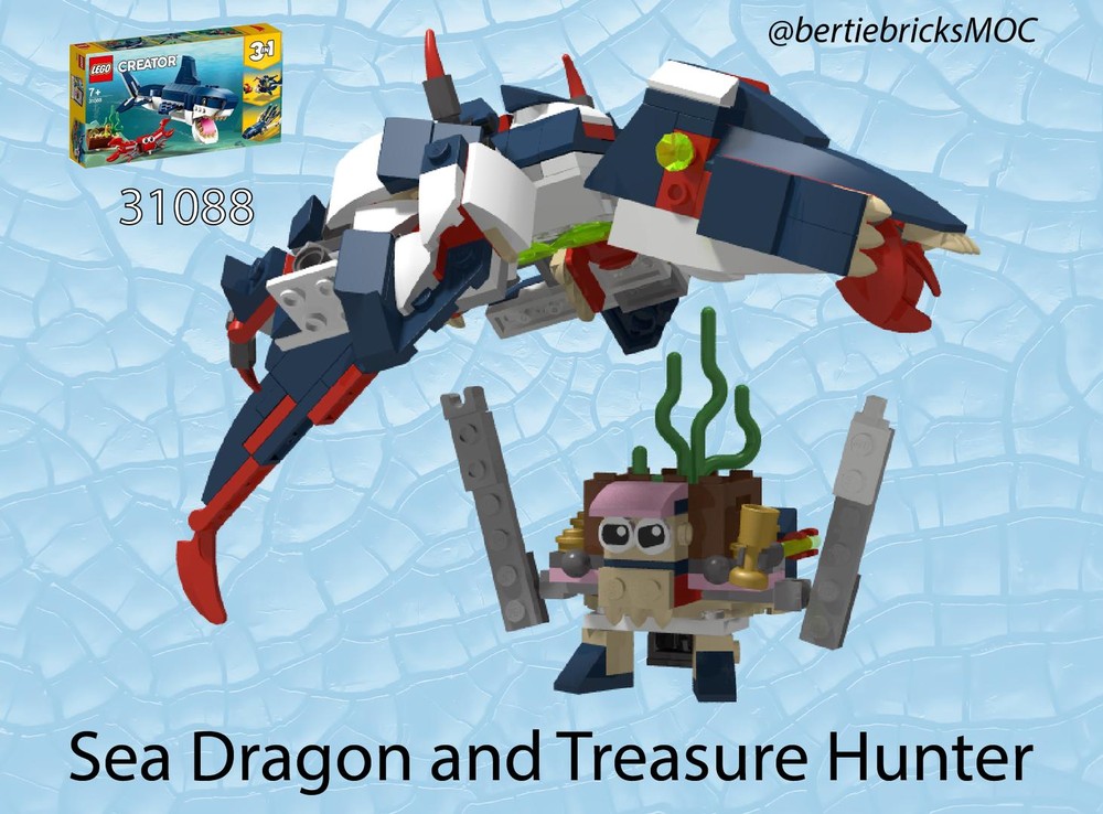 Lego Sea Dragon & Treasure Hunter