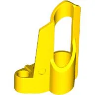 Technic Panel Fairing # 6 Small Short, Large Hole, Side B / Yellow