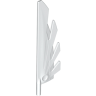 Lego Creature Body Part, Wing 9L with Stylized Feathers / White