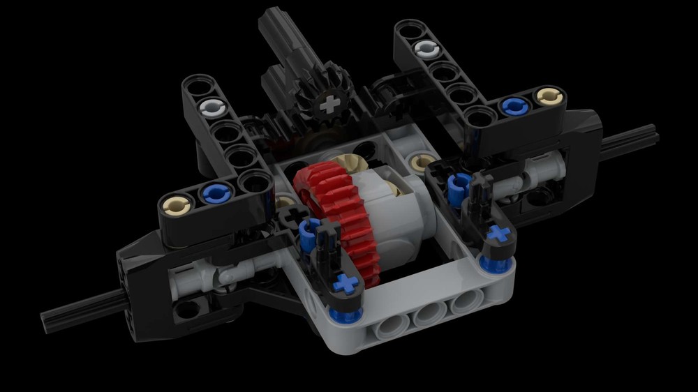 Lego Compact 4WD Front Axle With Differential