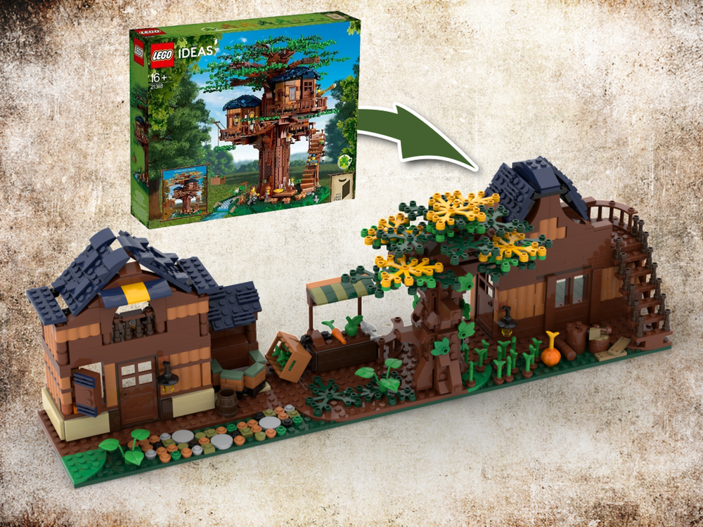 Lego 21318 Medieval Street Alternative Build