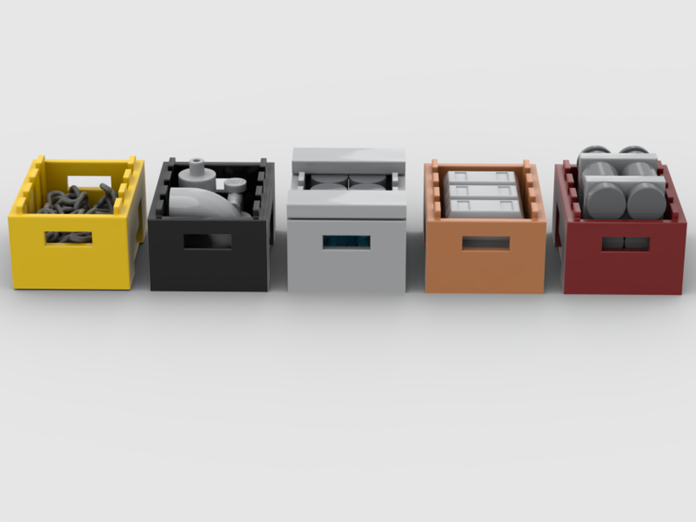Lego Cargo Set 5 - Crates