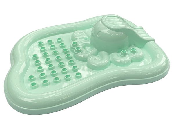 Lego Duplo Bath Toy Floating Island with Octopus, Top / Light Aqua