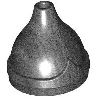 Lego Helmet Persian / Pearl Dark Gray