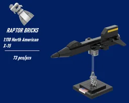 1:110 Scale North American X-15