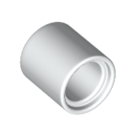 Lego Technic Pin Connector Round 1L [Beam] / White
