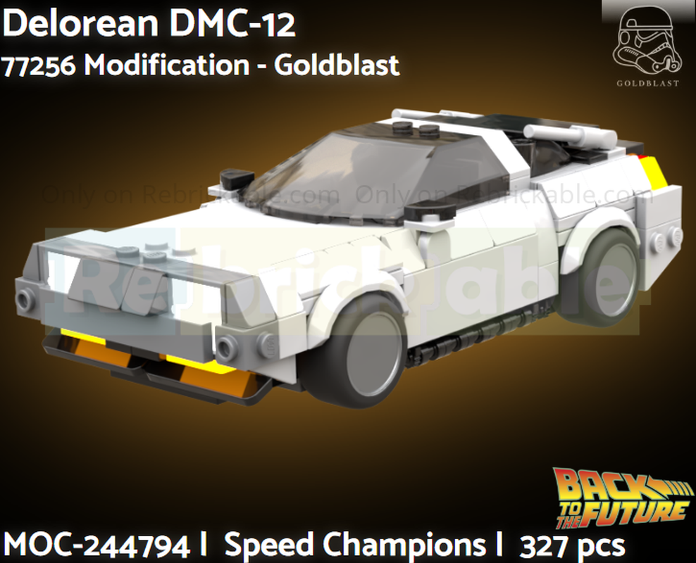 Lego Delorean DMC-12 - 77256 Modification