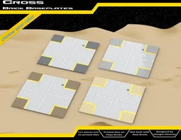 Cross Space Baseplate (brick-built)