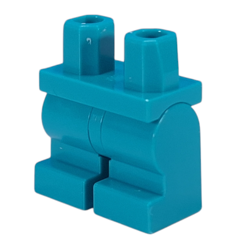 Lego Hips and Dark Turquoise Medium Legs / Dark Turquoise