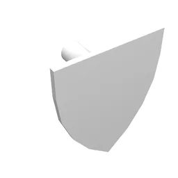 Shield Triangular / White