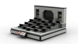 LEGO Star Wars - Minifigure Display Stand (V2) Fits 20 Figures!