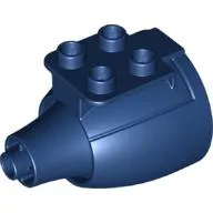 Duplo Airplane Large Engine Housing / Dark Blue