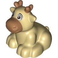 Lego Duplo Animal, Reindeer Laying, Sven / Tan