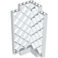 Belville, Wall, Lattice 6 x 6 x 12 Corner / White