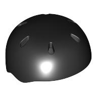 Lego Helmet, Sports, with Vent Holes [Plain] / Black