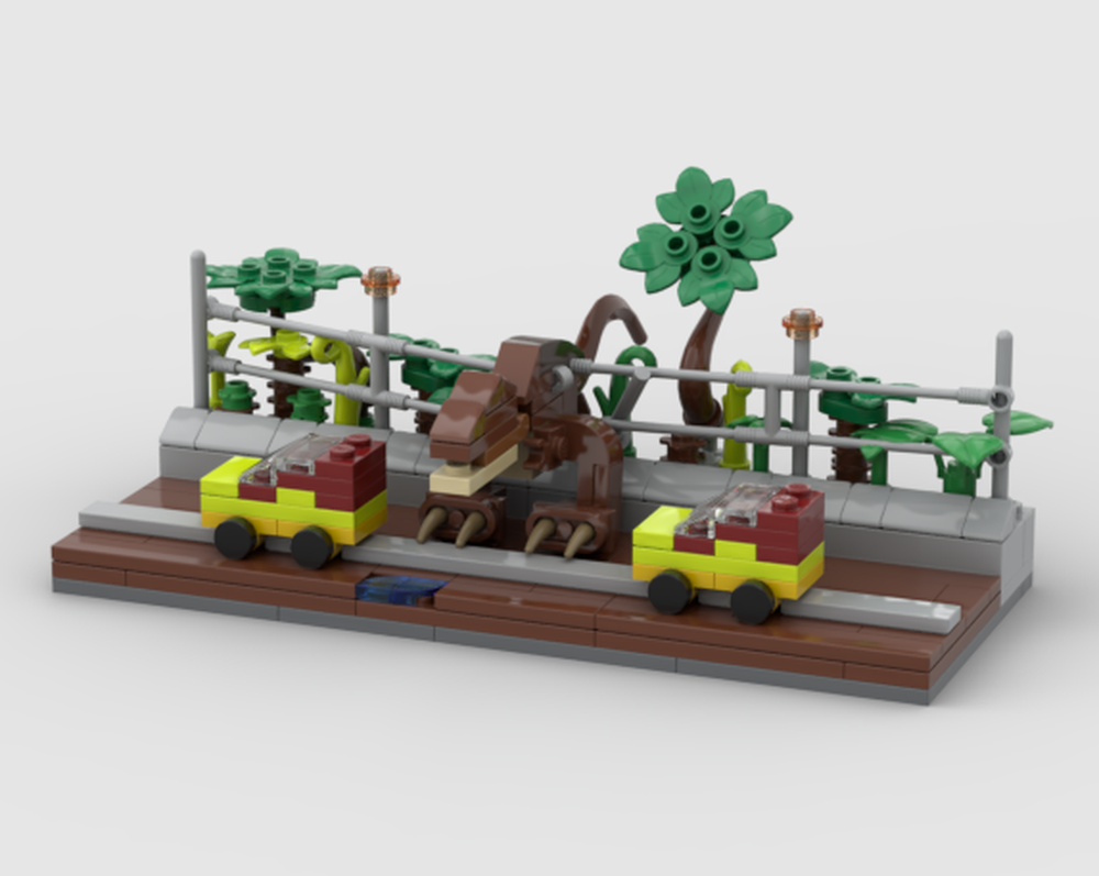 Lego Micro T-Rex Breakout Scene
