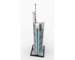 Commerzbank Tower 1:800 Scale