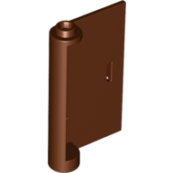 Lego Door 1 x 3 x 4 Right - Open Between Top and Bottom Hinge / Reddish Brown