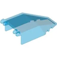 Windscreen 7 x 4 x 1 2/3 with Hinges / Trans-Dark Blue