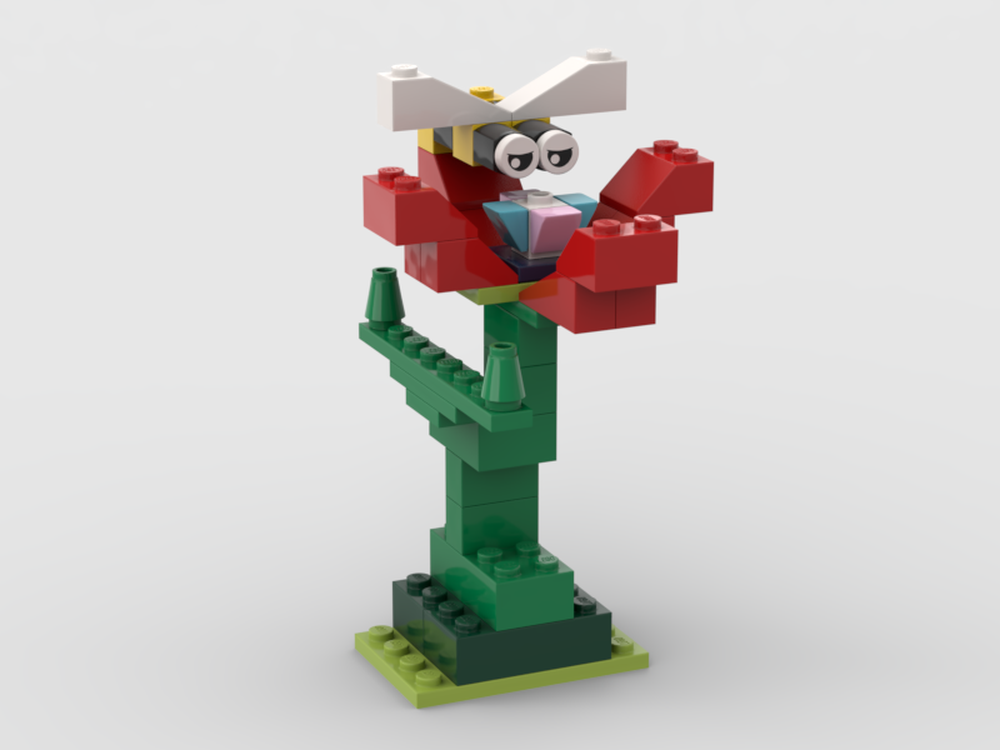 Lego Flower with bee