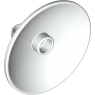 Lego Duplo Dish / Radar 3 x 3 / White
