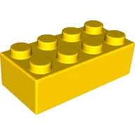 Brick Soft 2 x 4 / Yellow