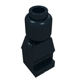 Microfig [Plain] / Black