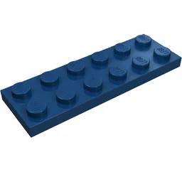 Plate 2 x 6 / Dark Blue