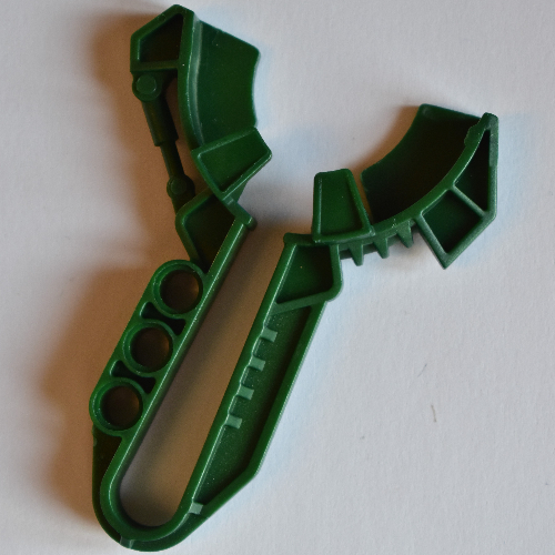 Lego Launcher, Large Figure Weapon, Kanoka Disk Launcher (Matoran) / Dark Green