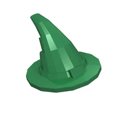Hat, Wizard / Green