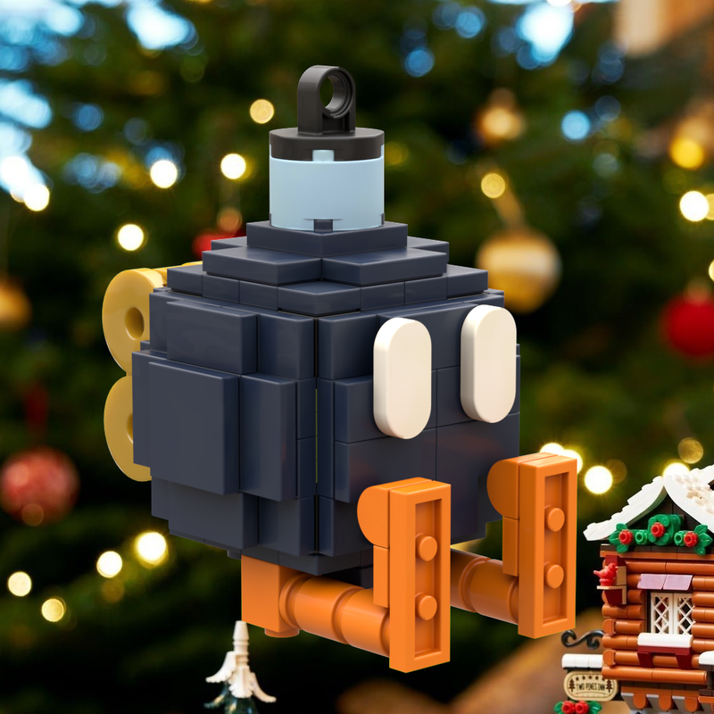 Lego Bomb-omb Ornament