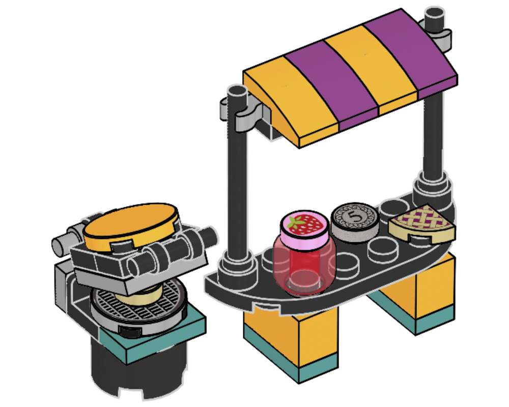 Lego Andrea's Waffle Booth