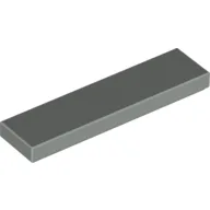 Tile 1 x 4 with Groove / Light Gray