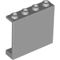 Panel 1 x 4 x 3 [Hollow Studs] / Light Bluish Gray
