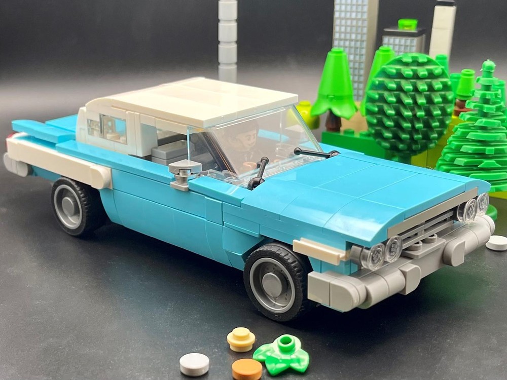 Lego 1960 Bowtie Biscayne - Medium Azure