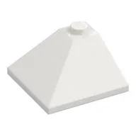 Brick Sloped 33° 3 x 3 Double Convex / White