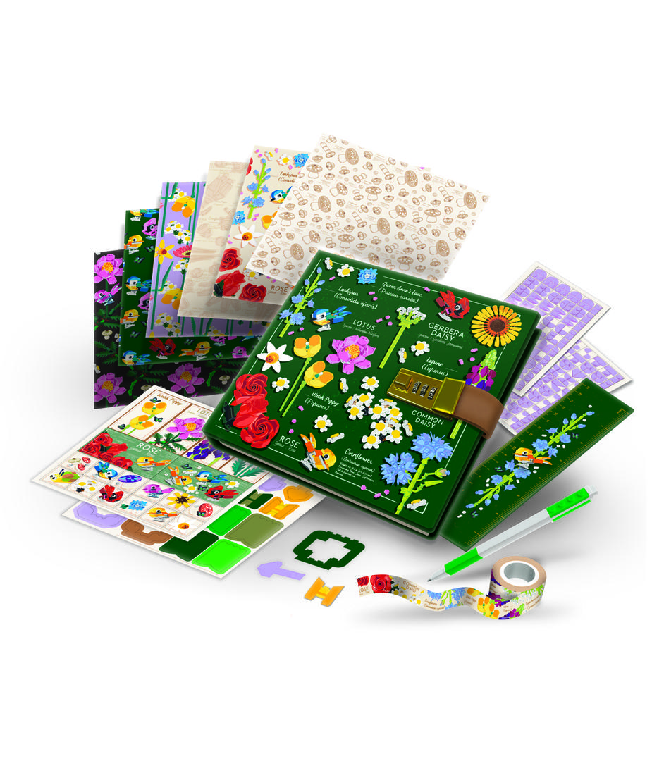 Lego Botanicals Combination Lock Diary