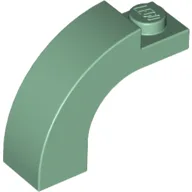Brick Arch 1 x 3 x 2 Curved Top / Sand Green