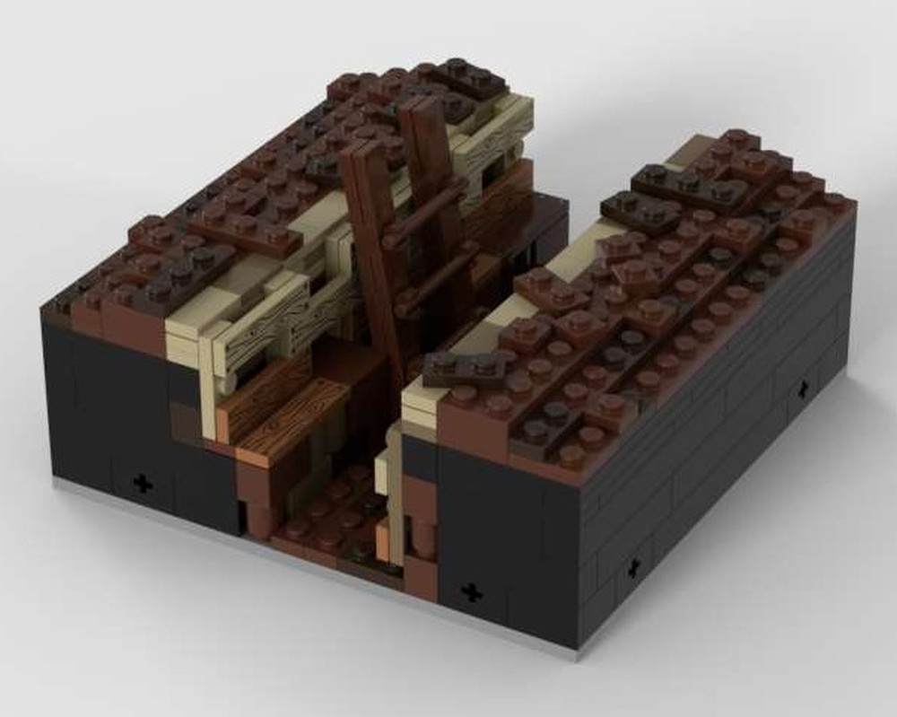 Lego Modular Trench - Straight Ladder