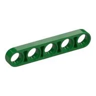 Technic Beam 1 x 5 Thin / Green