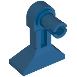 Leg Mechanical - Droid with Technic Pin / Blue