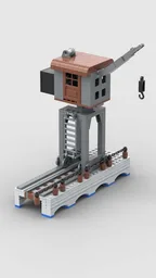 Venice Chase MOC - Venice Docks and Crane