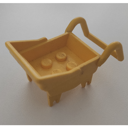 Lego Fabuland, Equipment Stroller Chassis / Yellow