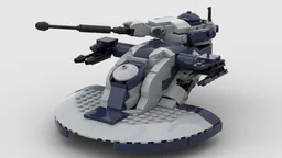 AAT Armored Assault Tank - TCW CIS Dark Blue Cartoon Version