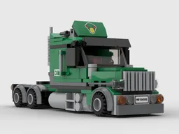 Cargo Truck & Flatbed Trailer