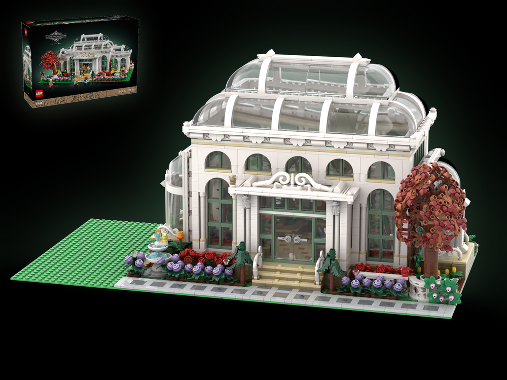 Lego Compact Botanical Garden - 21353 The Botanical Garden Alternative Build